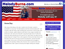 Tablet Screenshot of melodyburns.com
